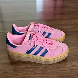 Adidas Gazelle Bold Pink with Blue